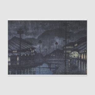 Papel De Seda ukiyoe hasui n18 Kinosaki, Tajima