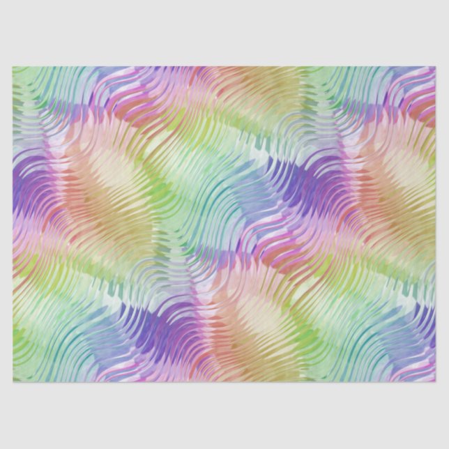 Papel De Seda ultradeluxo de onda de chuva: (Frente )