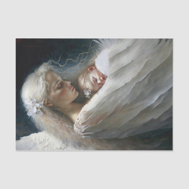 Papel De Seda Um Anjo A Segura (Frente )