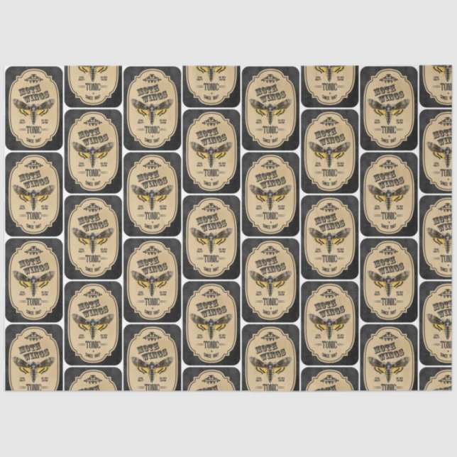 Papel De Seda Um Apothecary e Potion Label Series Design 7 (Frente )