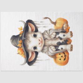 Papel De Seda Um Bebê Vaca Halloween Series Design 2