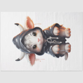 Papel De Seda Um Bebê Vaca Halloween Series Design 3