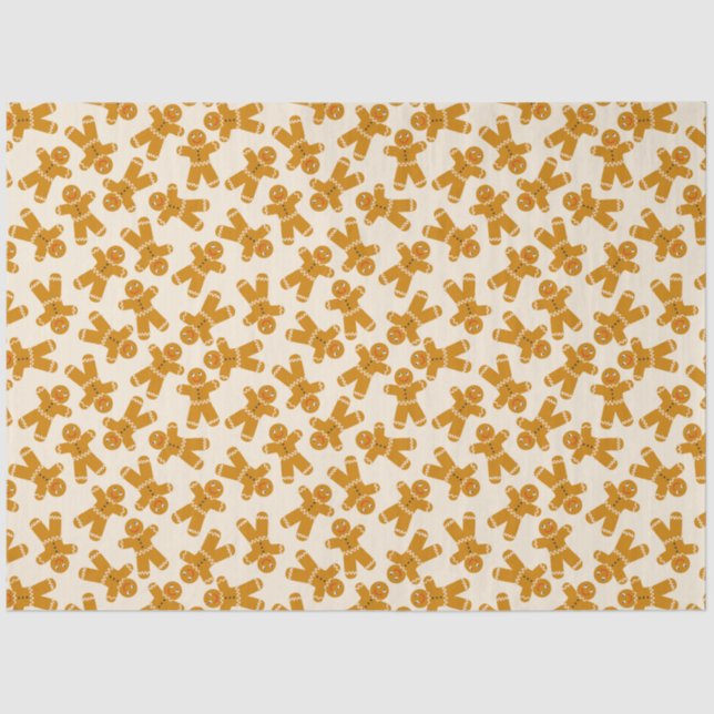 Papel De Seda Um Biscoito Gingerpão (Frente )