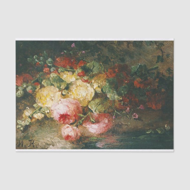 Papel De Seda Um Buquê sobre um Caminho da Floresta, Margaretha  (Frente )