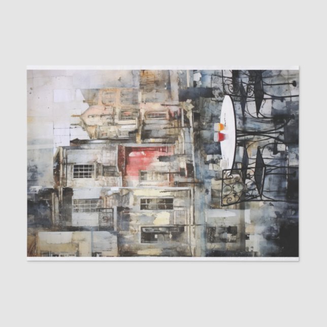 Papel De Seda Um café na cidade (Frente )