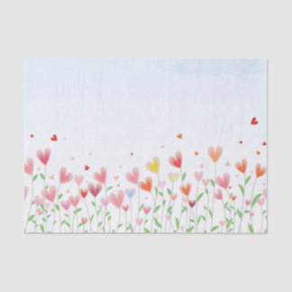 Papel De Seda Um campo dos corações