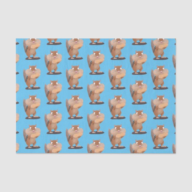 Papel De Seda Um desenho animado e engraçado (Frente )