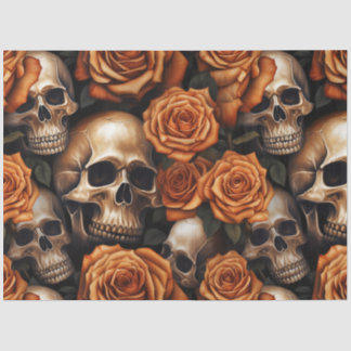 Papel De Seda Um desenho da série A Skull and Roses 9