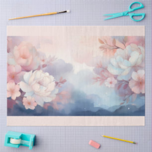 Papel De Seda Um Desenho de Flor Hazy #8