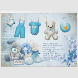 Papel De Seda Um Design 1 da série Baby Boy