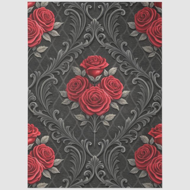 Papel De Seda Um Design 4 da série Vampiro (Frente )