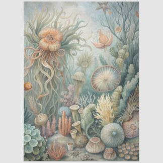 Papel De Seda Um Design 61 da Série Costeira