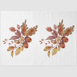 Papel De Seda Um Design da Série Autumn Animal and Floral 45