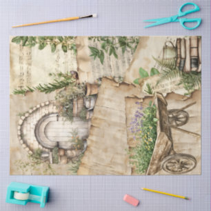 Papel De Seda Um Design da Série de Páscoa da Ephemera #25