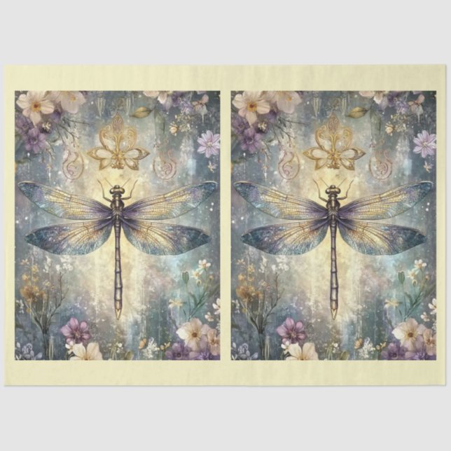 Papel De Seda Um Design da série Fairy Moon nº 8 (Frente )