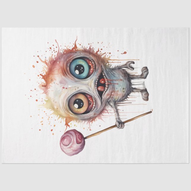 Papel De Seda Um Design da série Halloween 7 (Frente )