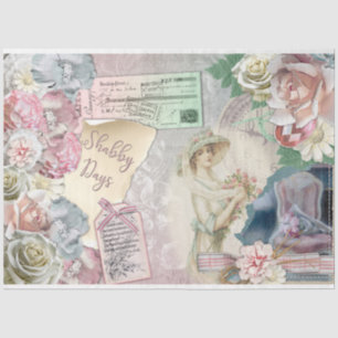 Papel De Seda Um Design da Série Shabby Chic 20
