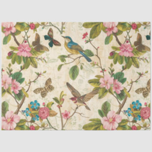 Papel De Seda Um Design da série Vintage Primavera nº 1