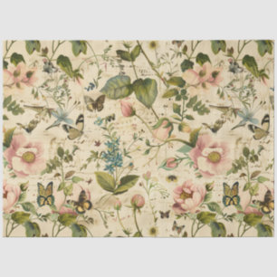 Papel De Seda Um Design da série Vintage Primavera nº 19