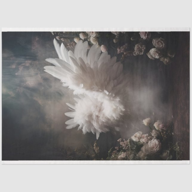 Papel De Seda Um Design da série White Angel 3 (Frente )