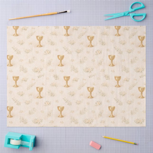 Papel De Seda Um Design de Primeira Comunhão #13 (Arte )