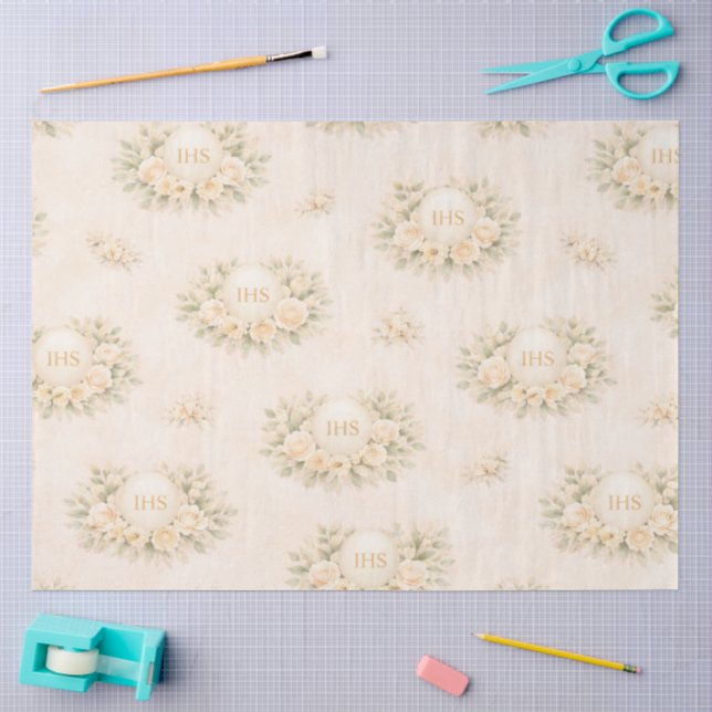 Papel De Seda Um Design de Primeira Comunhão #3 (Arte )