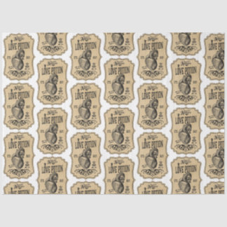 Papel De Seda Um Design de Série de Rótulos de Apotecário e Poçã