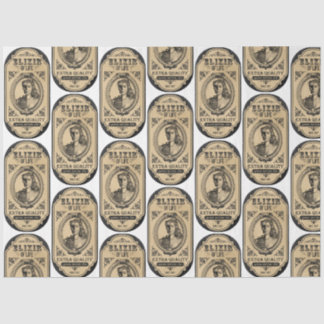 Papel De Seda Um Design de Série de Rótulos de Farmácia e Poção