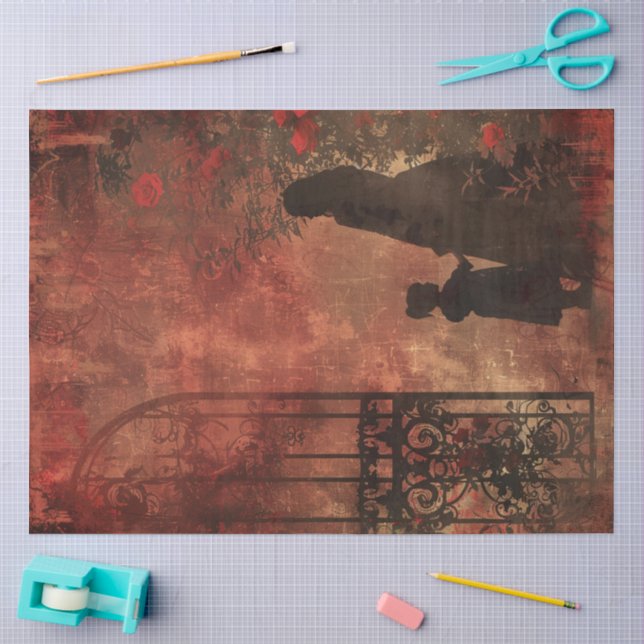 Papel De Seda Um Design de Série Mãe Gótica #3 (Arte )
