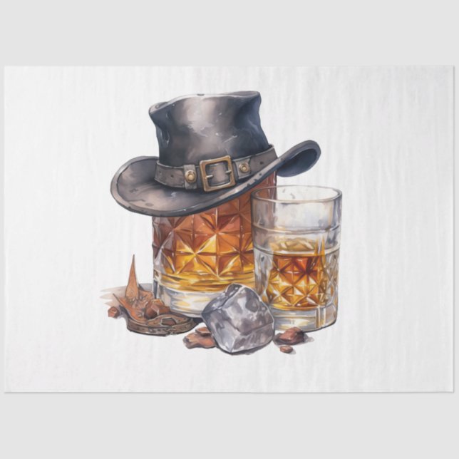 Papel De Seda Um Design de Whiskey série 17 (Frente )