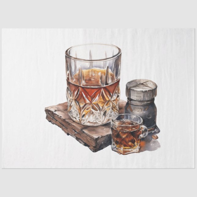 Papel De Seda Um Design de Whiskey série 2 (Frente )