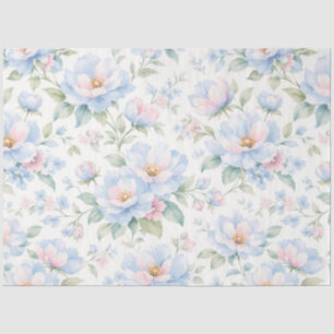 Papel De Seda Um Design Floral Elástico #1