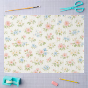 Papel De Seda Um Design Floral Elástico #22