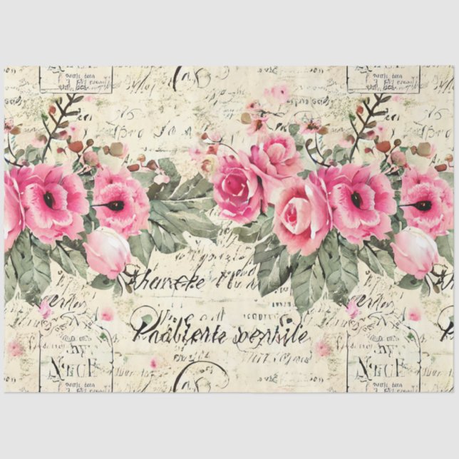 Papel De Seda Um Design francês Ephemera, série 15 (Frente )