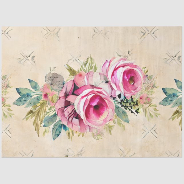 Papel De Seda Um Design francês Ephemera Series 10 (Frente )