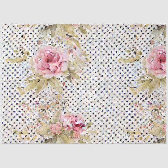 Papel De Seda Um Design francês Ephemera Series 27 (Frente )