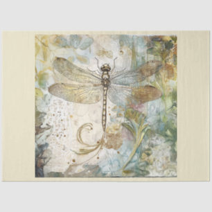 Papel De Seda Um Design nº 4 da série Dragonfly artística