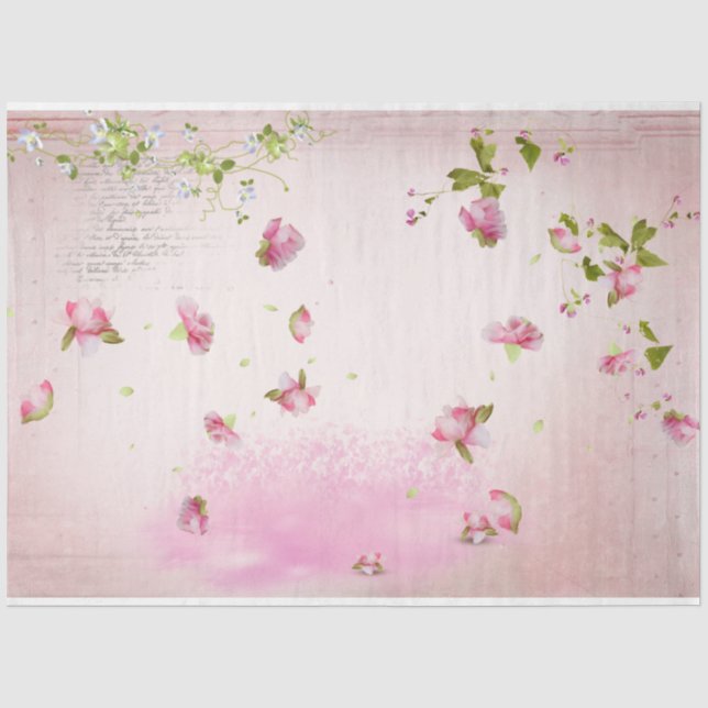 Papel De Seda Um Design Série Shabby Chic 29 (Frente )