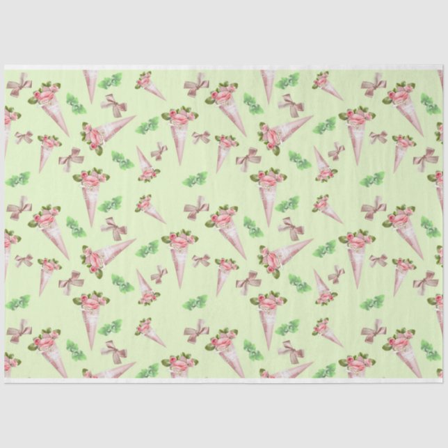 Papel De Seda Um Design Série Shabby Chic 9 (Frente )
