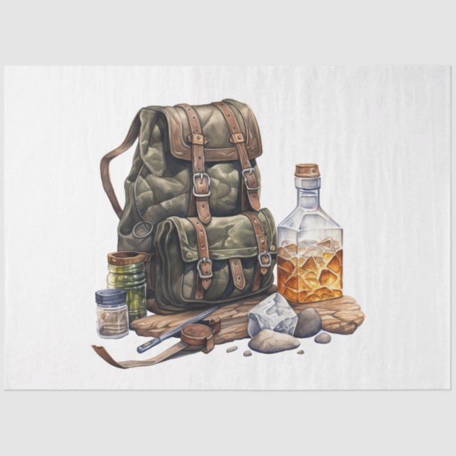 Papel De Seda Um Design Whiskey série 8 (Frente )