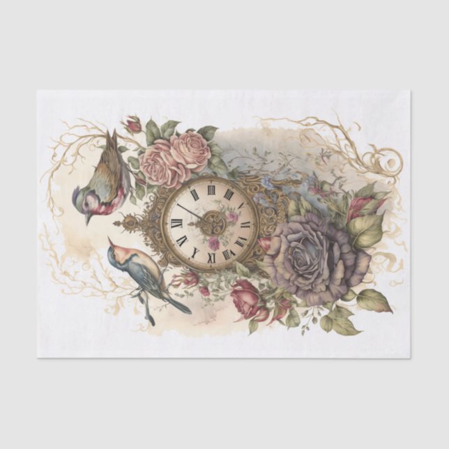 Papel De Seda Um Estudo em Rosas e Tempo 6 (Frente )