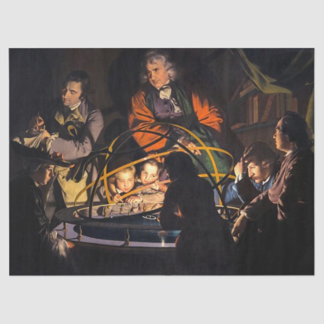 Papel De Seda Um Filósofo lecionando no Sistema Solar da Oraria (Frente )