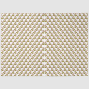 Papel De Seda um fundo branco com folhas verdes