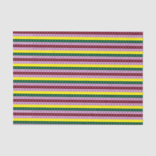 Papel De Seda um fundo listrado multicolorido com pontos