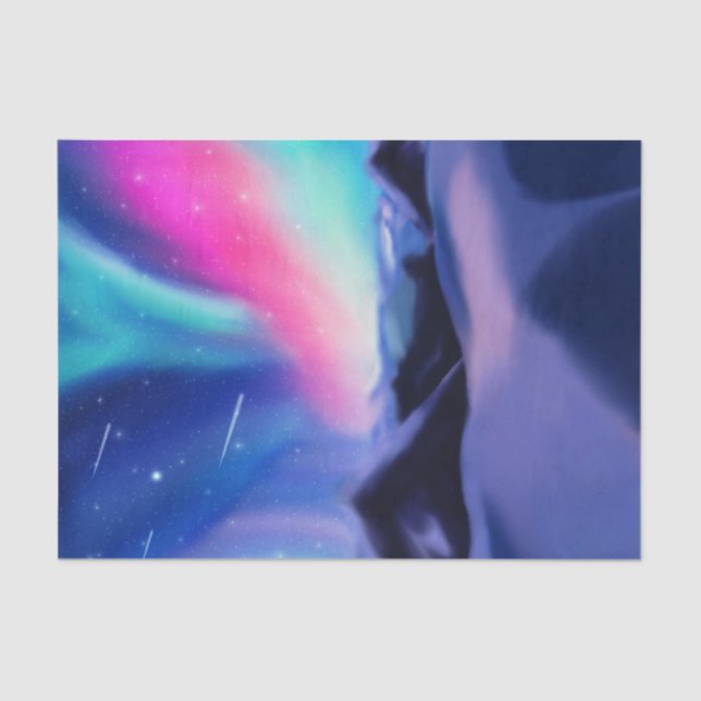 Papel De Seda Um Milhão de Sonhos - A Aurora Borealis (Frente )