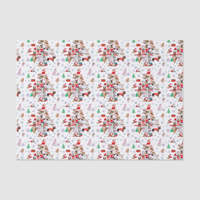 Papel De Seda Um Natal Canino Muito Alegre (Frente )