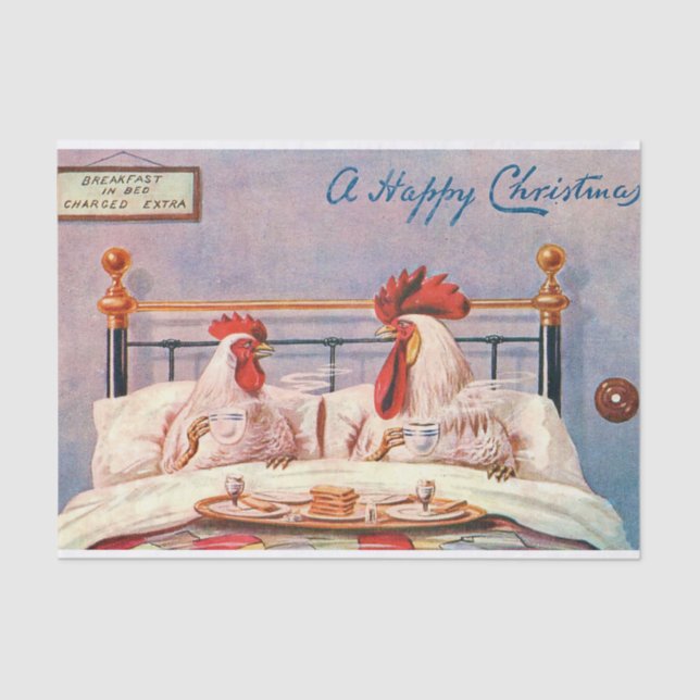 Papel De Seda Um Natal De Frango (Frente )