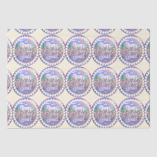 Papel De Seda Um paraíso roxo