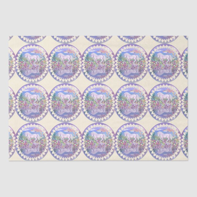 Papel De Seda Um paraíso roxo (Frente )