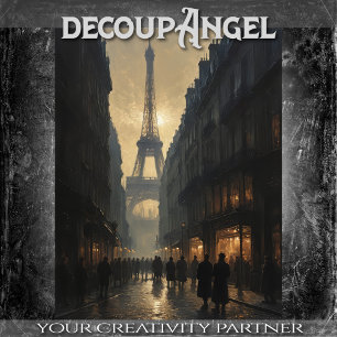 Papel De Seda Um passeio no retrato Paris nº 2 - Desligar -